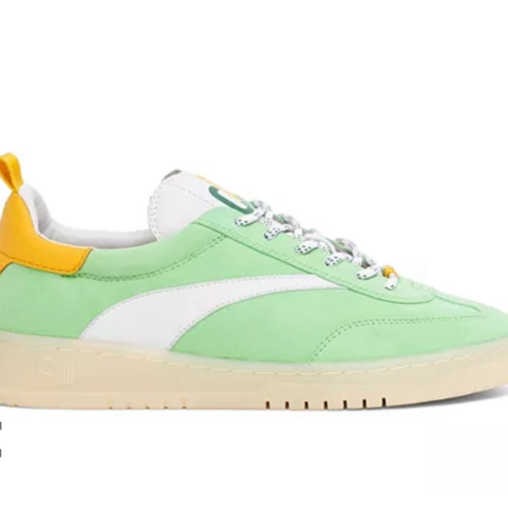Women's Oncept Green and Yellow Athletic Shoes - Size 7.5 with box and tote.